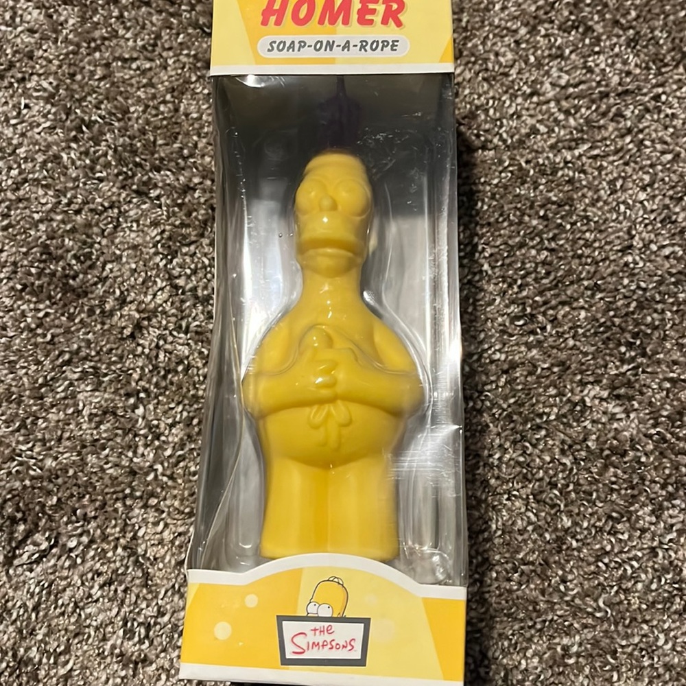 Homer soap on a rope